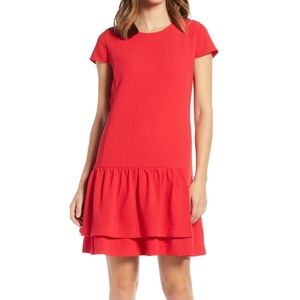 1901 NORDSTROM Red Women's Size Large Dress